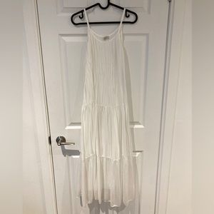 White linen long white dress (made in Italy)